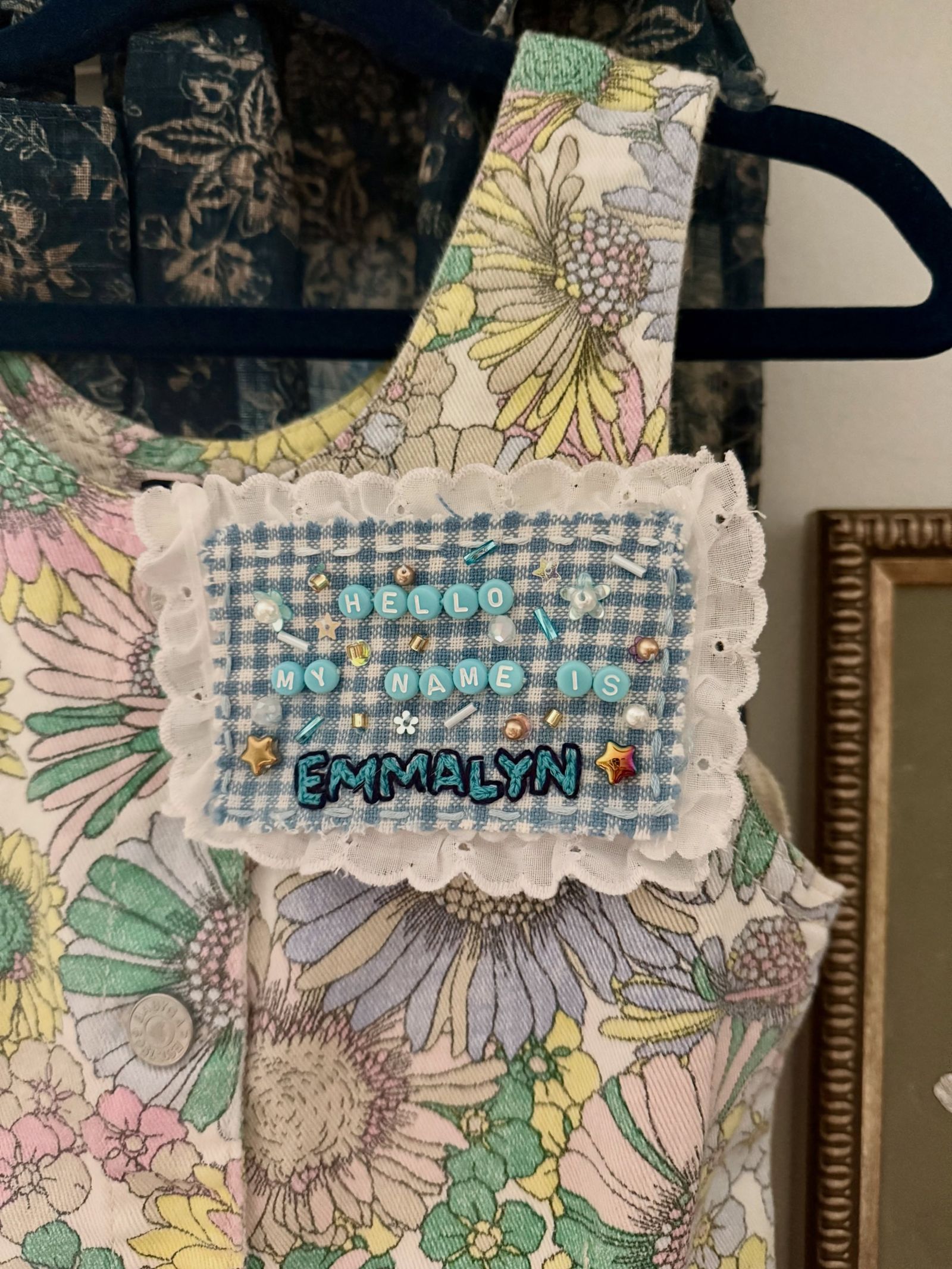 Hello, Emmalyn — handmade felt prize ribbon